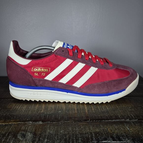 NEW adidas Originals SL 72 RS Mens Size 11.5 Running Shoes Red White JI1280 main image 4